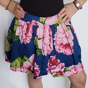Abercrombie & Fitch Girls Floral Skirt Size M